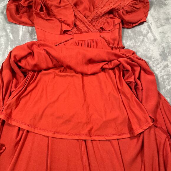 Baltic Born Jennifer Dress Large Boho Flowy Romantic Flutter Maxi Party Event - Picture 5 of 9